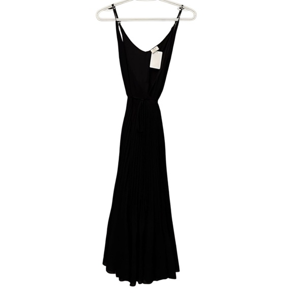 πHOST PICK Aritzia Wilfred Beaune Pleated Chiffon Midi Wrap Dress | Size S - Picture 4 of 9